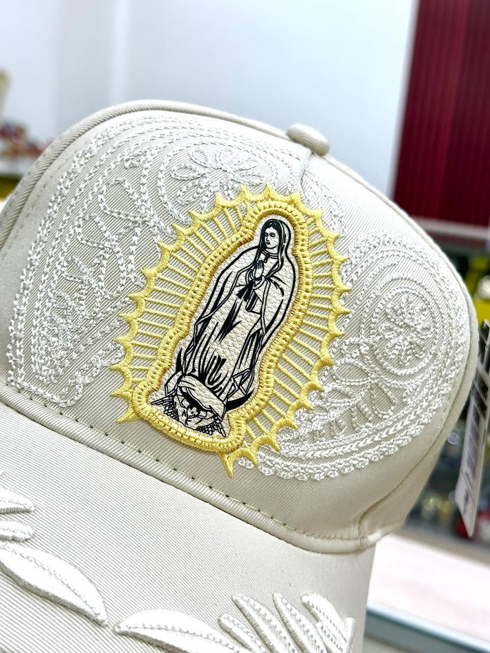 Gorra Beige Virgen Maria - Accesorios