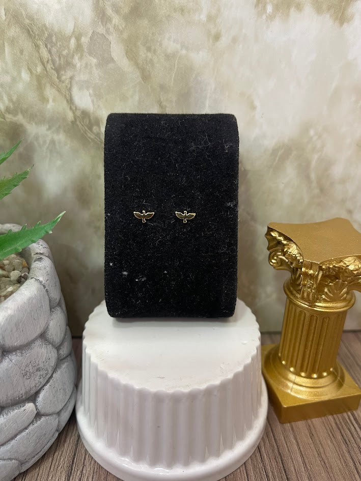 TOPO ESPIRITU SANTO MINI LISO ORO LAMINADO
