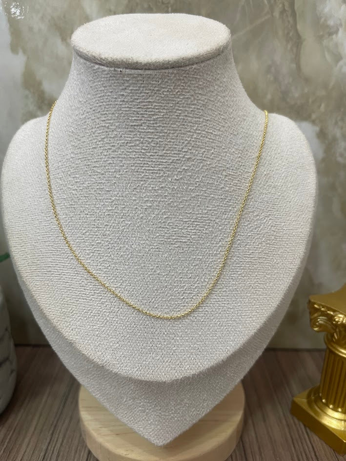 CADENA ROLON MINI 45CM ORO LAMINADO
