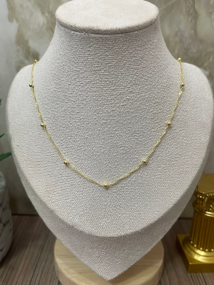 CADENA SINGAPUR BOLITA 50L ORO LAMINADO