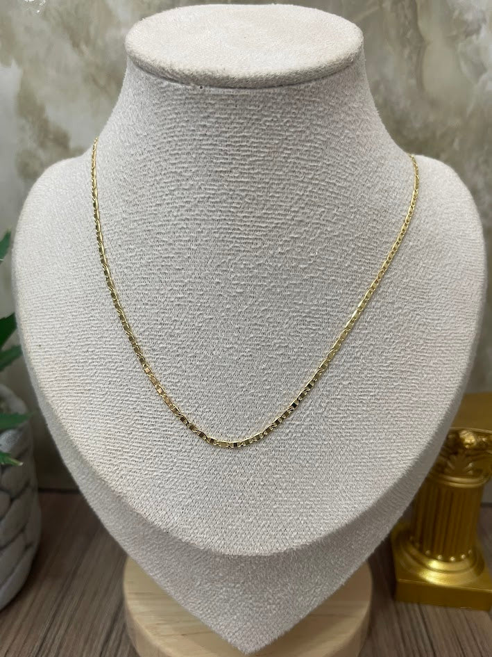 CADENA PLANA 60L ORO LAMINADO