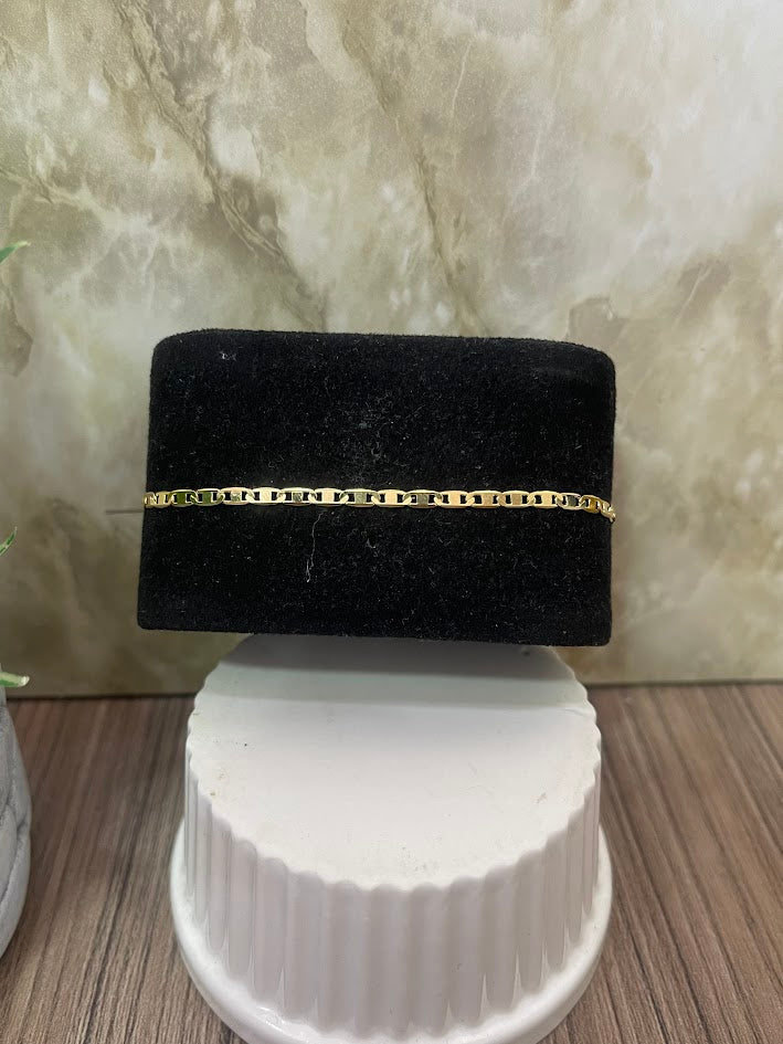 PULSERA PLANA DIAM 18CM ORO LAMINADO