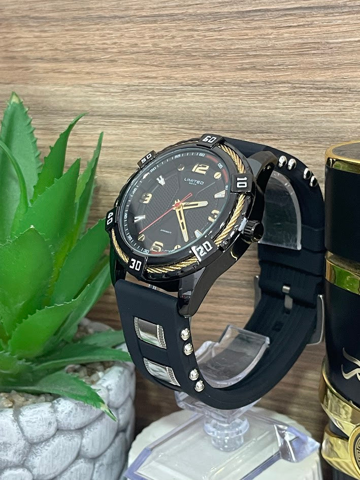 RELOJ LIMITED DEPORTIVO NEGRO CABALLERO