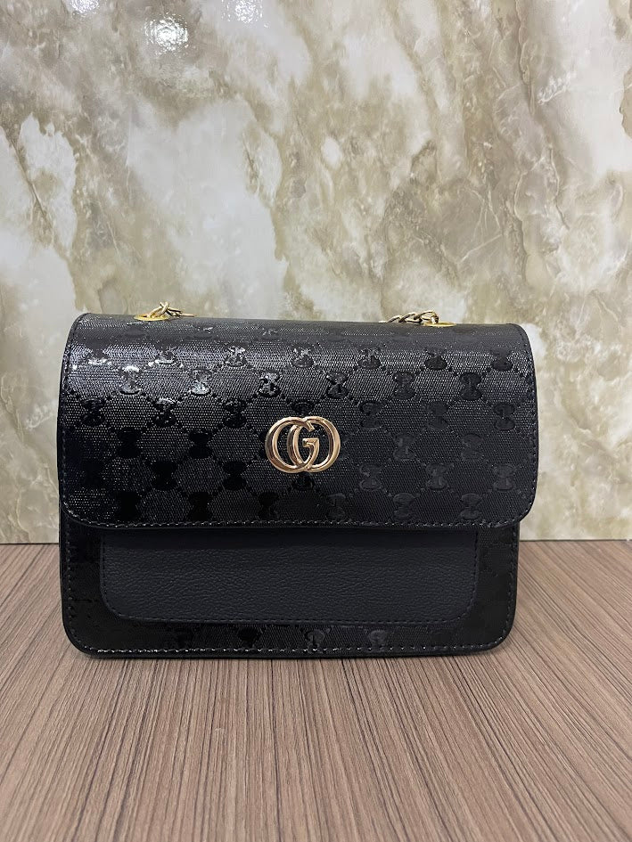 BOLSO NEGRO DAMA GO CADENA