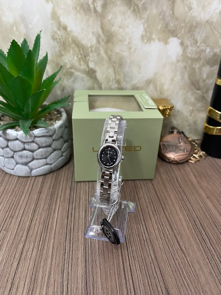 RELOJ LIMITED SUPERIOR PLATEADO MINI DAMA