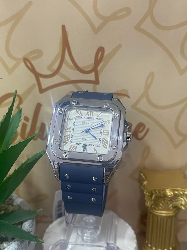 RELOJ CARTIER AZUL