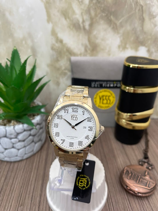 RELOJYESS CABALLERO DORADO CLASSIC