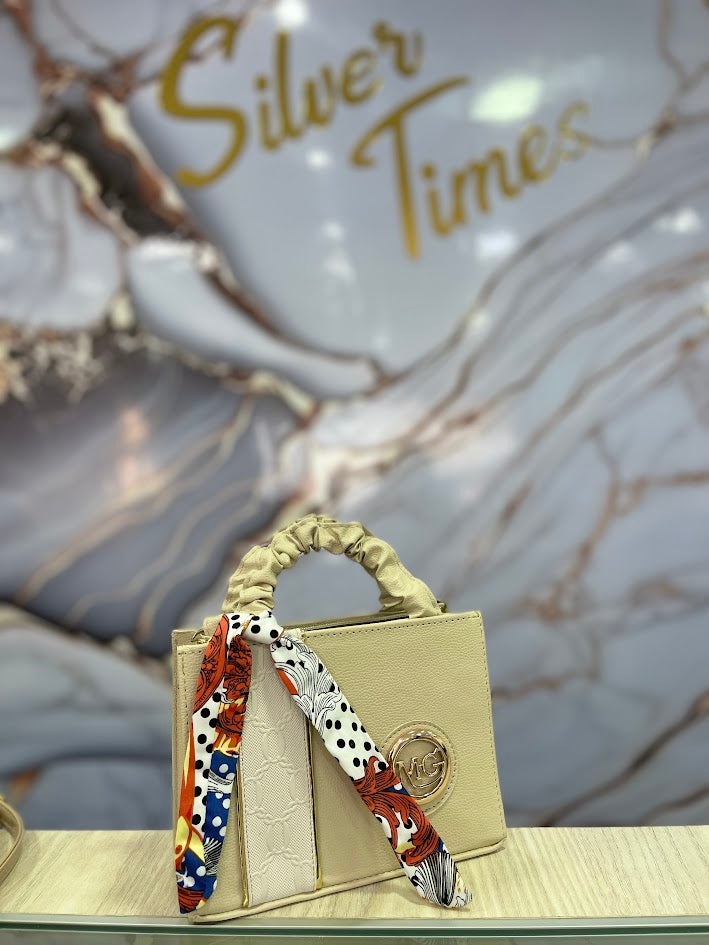 BOLSO TIPO CARTERA BEIGE MG