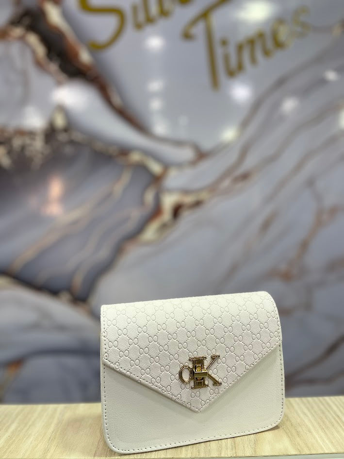 BOLSO TIPO CARTERA BLANCA MINI K