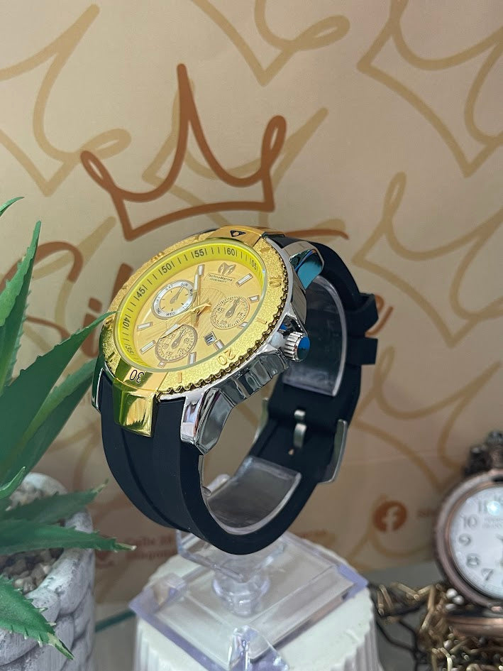 TECHNOMARIN DORADO MANILLA NEGRA