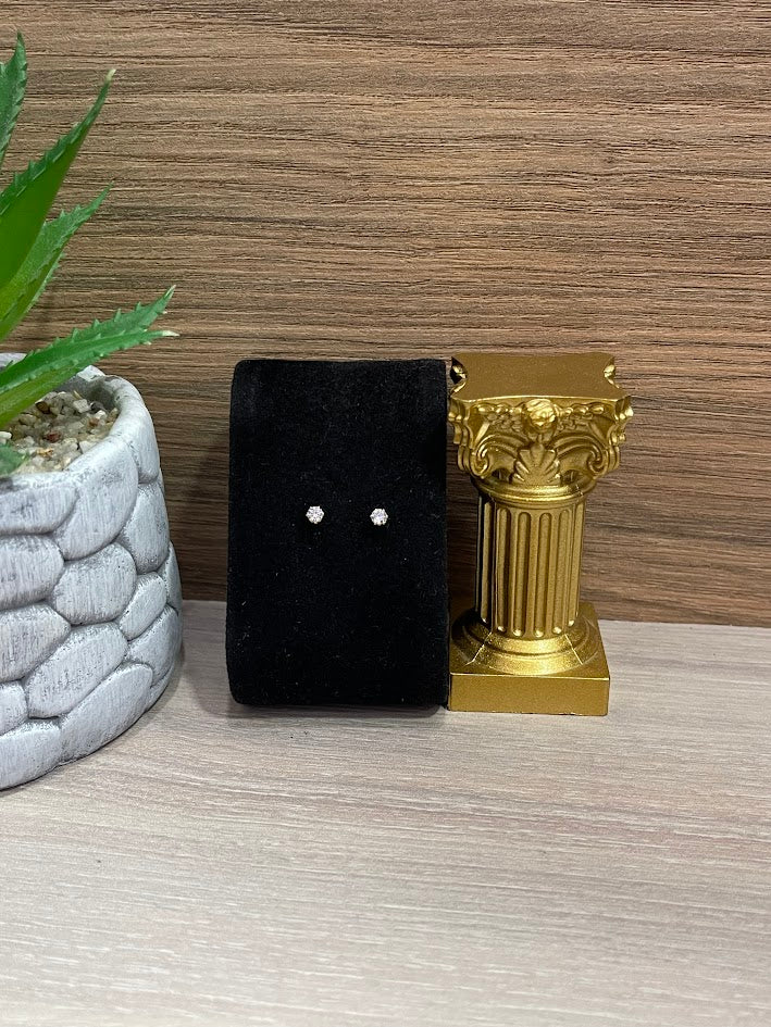 TOPO CIRCON 3MM ORO LAMINADO