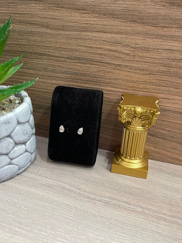 TOPO GOTA BLANCA 4X6MM ORO LAMINADO