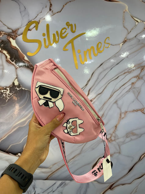 BOLSO TIPO RIÑONERA KARL LAGERFELD ROSAA
