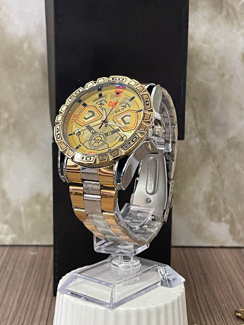 RELOJ CAT BICOLOR ARO DORADO - PROMO
