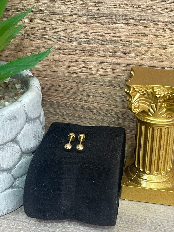 TOPO SEGURIDAD BALIN 4MM ORO LAMINADO