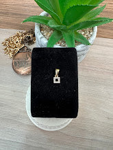DIJE CUADRO MINI ORO LAMINADO