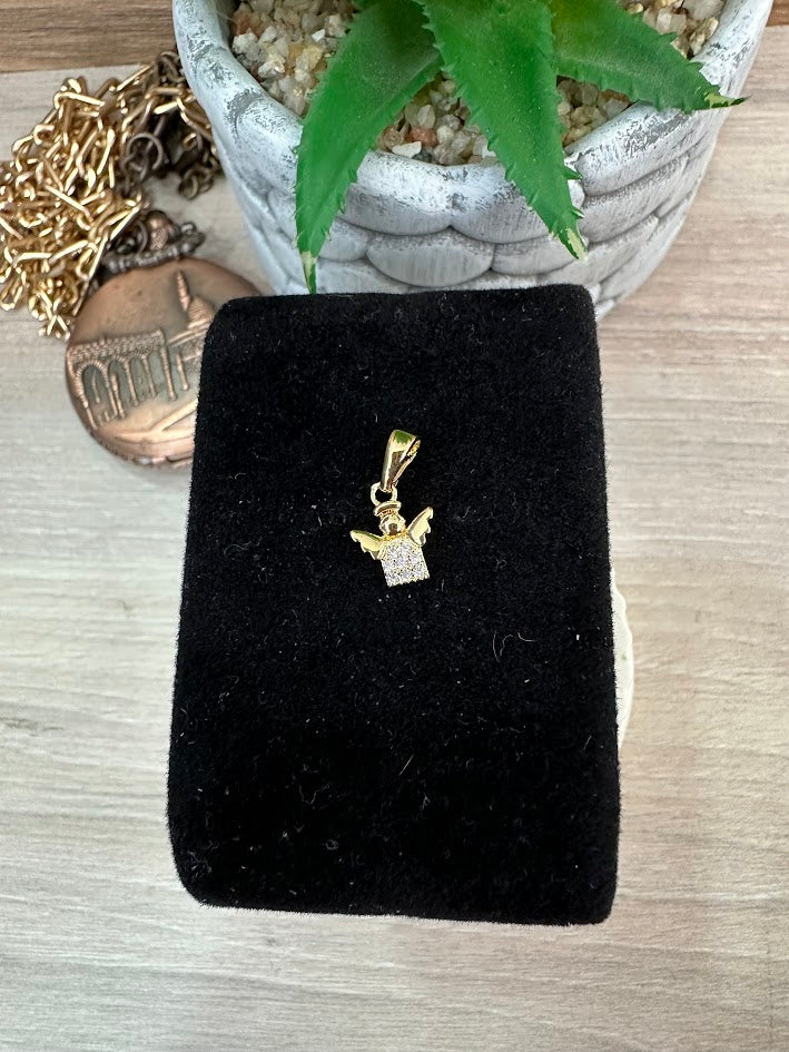 DIJE ANGEL LISO ORO LAMINADO
