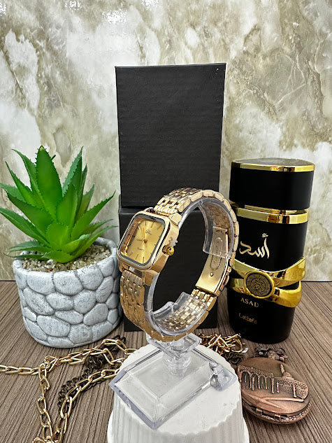 RELOJ BLU DAMA DORADO ESFERA DORADA