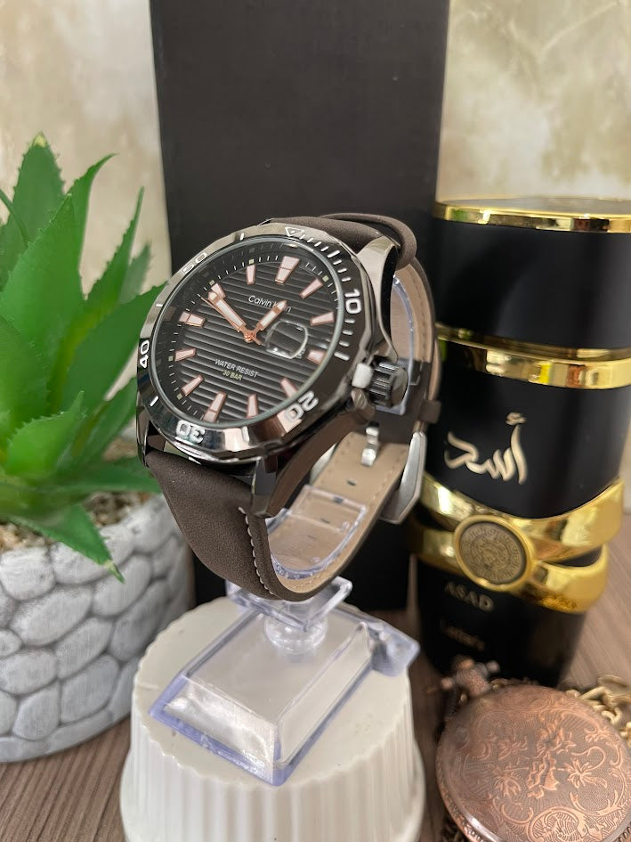 RELOJ CALVIN KLEIN NEGRO MANILLA NEGRA