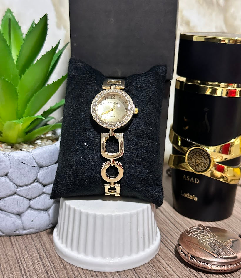 RELOJ JOYITAS DORADO DIAMANTADO-VARIOS