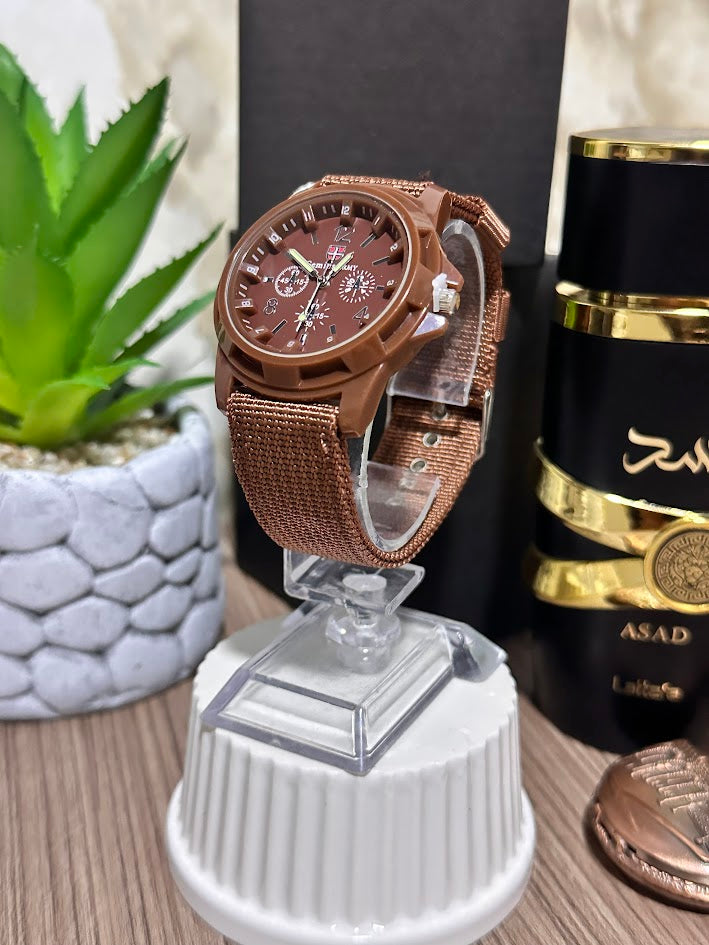 RELOJ GEMIUN ARMI MANILLA TELA- VARIOS