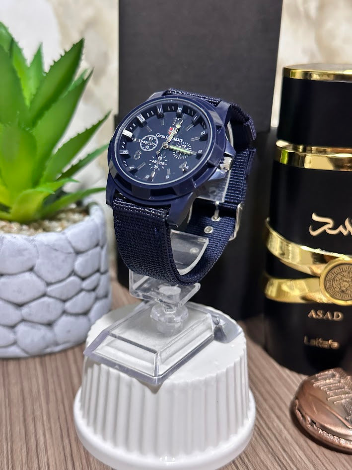 RELOJ GEMIUN ARMI MANILLA TELA- VARIOS