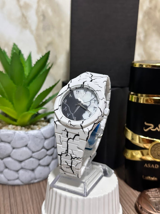 RELOJ MARMOLEADO DE ACERO - VARIADOS