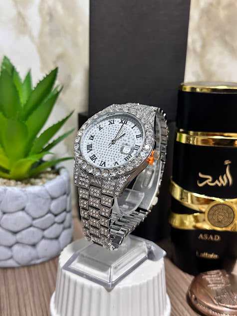 Reloj Cubano Plateado - Variados
