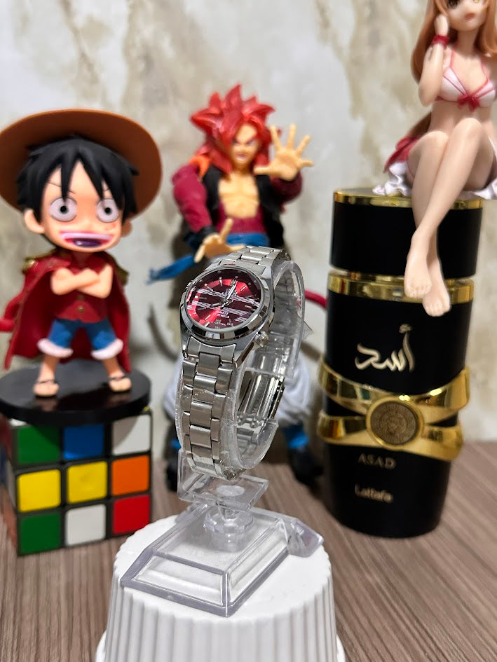RELOJ ORIENT NIÑOS PLATEADO ESFERA VERDE