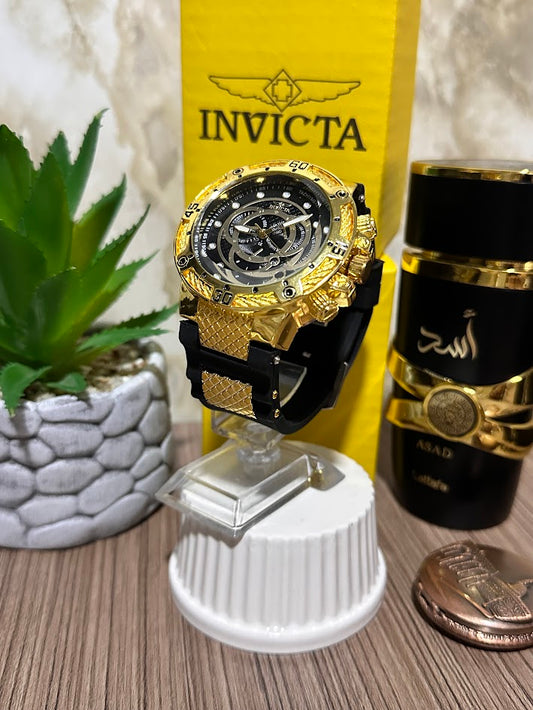 Invicta Metálico Bicolor Corazon Abierto