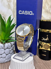 CASIO DORADO FONDO PLATEADO