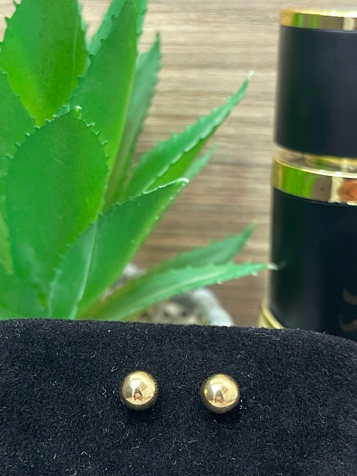 TOPO BALIN 8MM ORO LAMINADO