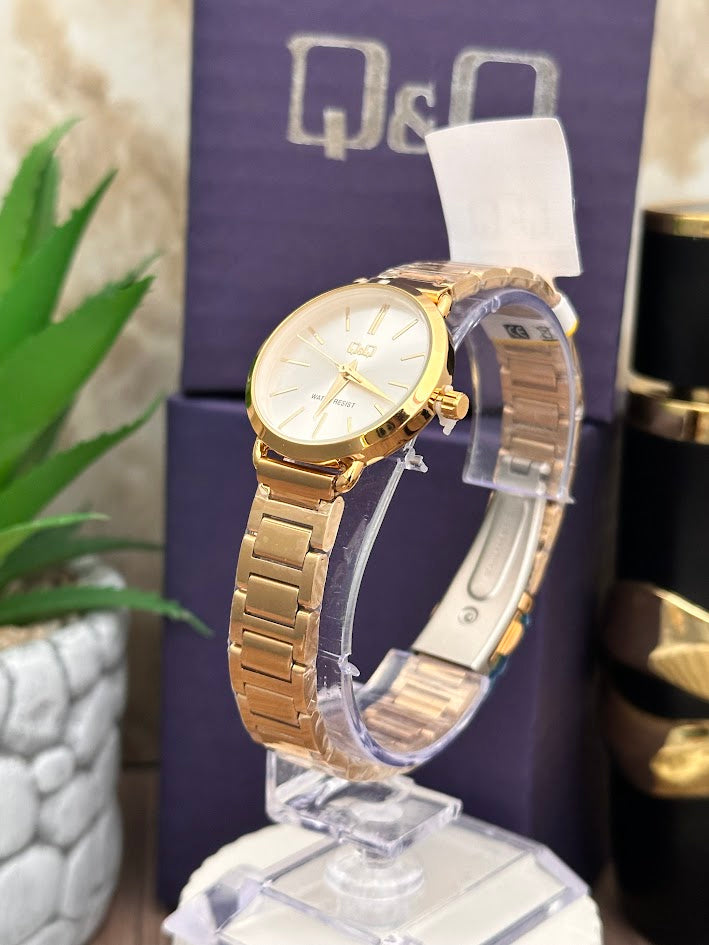 QYQ Dama Dorado Esfera Plateada