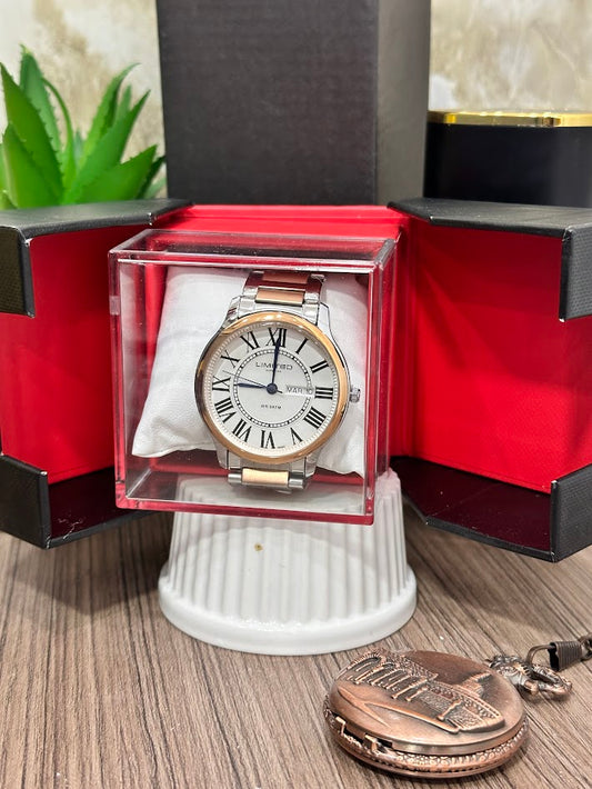 LIMITED BICOLOR ESFERA DORADA CON CALENDARIO