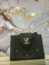 BOLSO DAMA TIPO BAUL YZ NEGRO