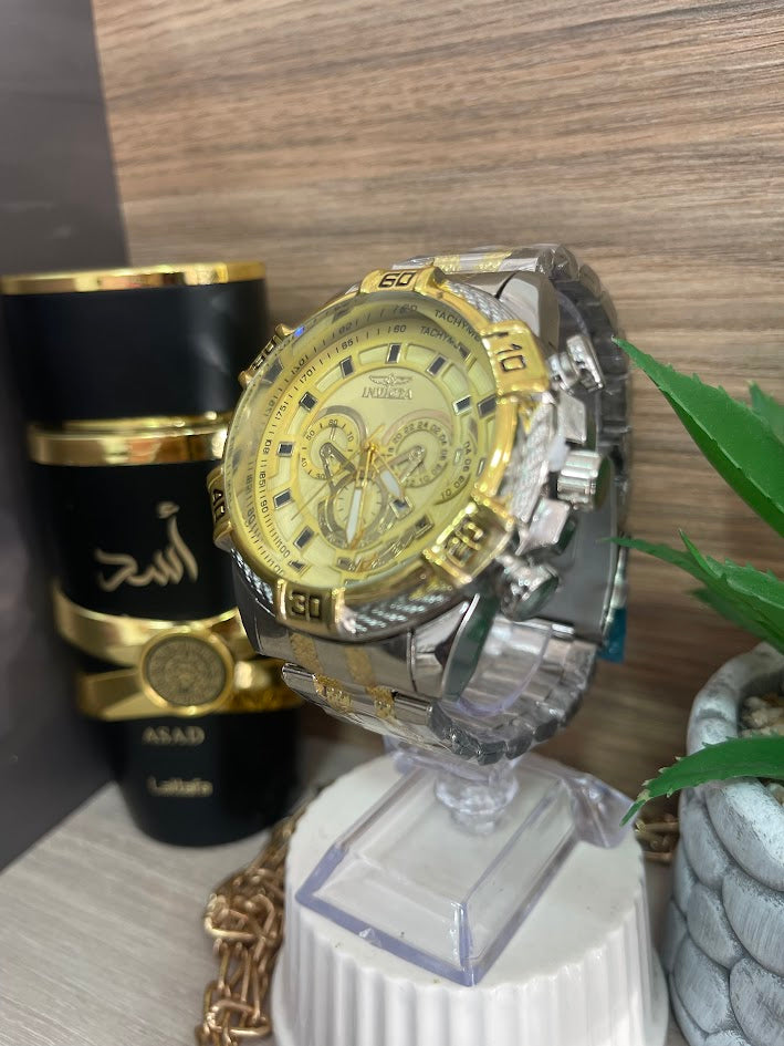 RELOJ INVICTA HOMBRE BICOLOR