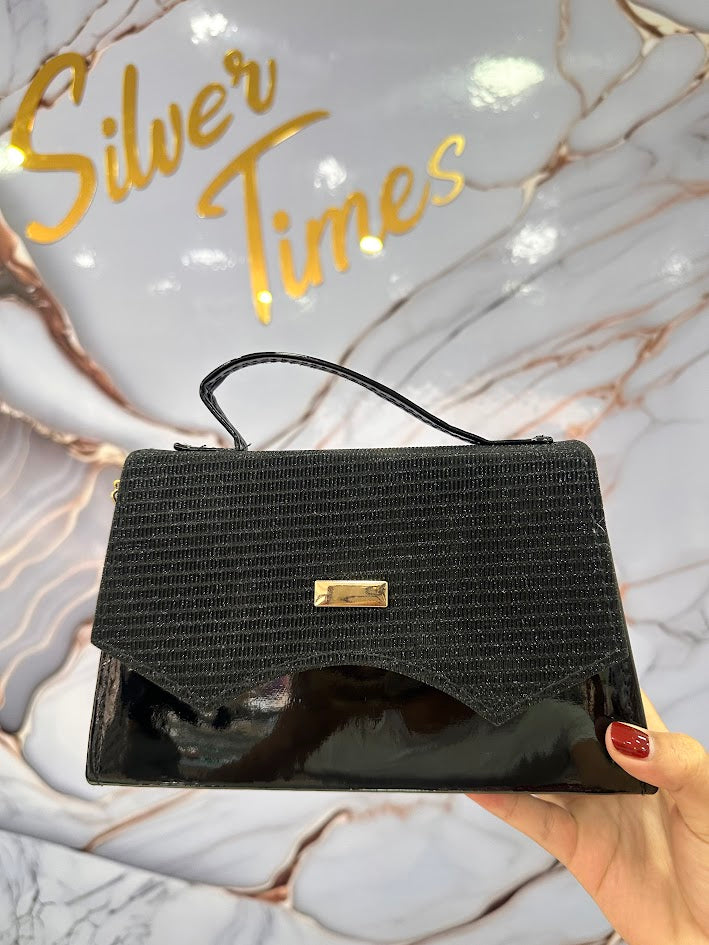 CARTERA NEGRA BRILLANTE