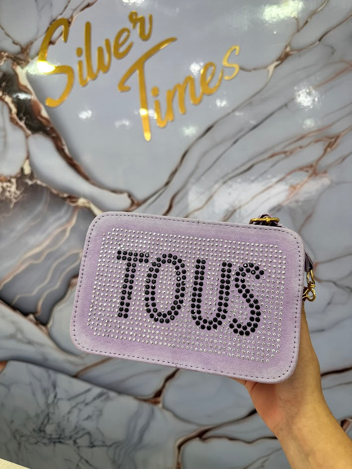 CARTERA TOUS MORADA BRILLANTE
