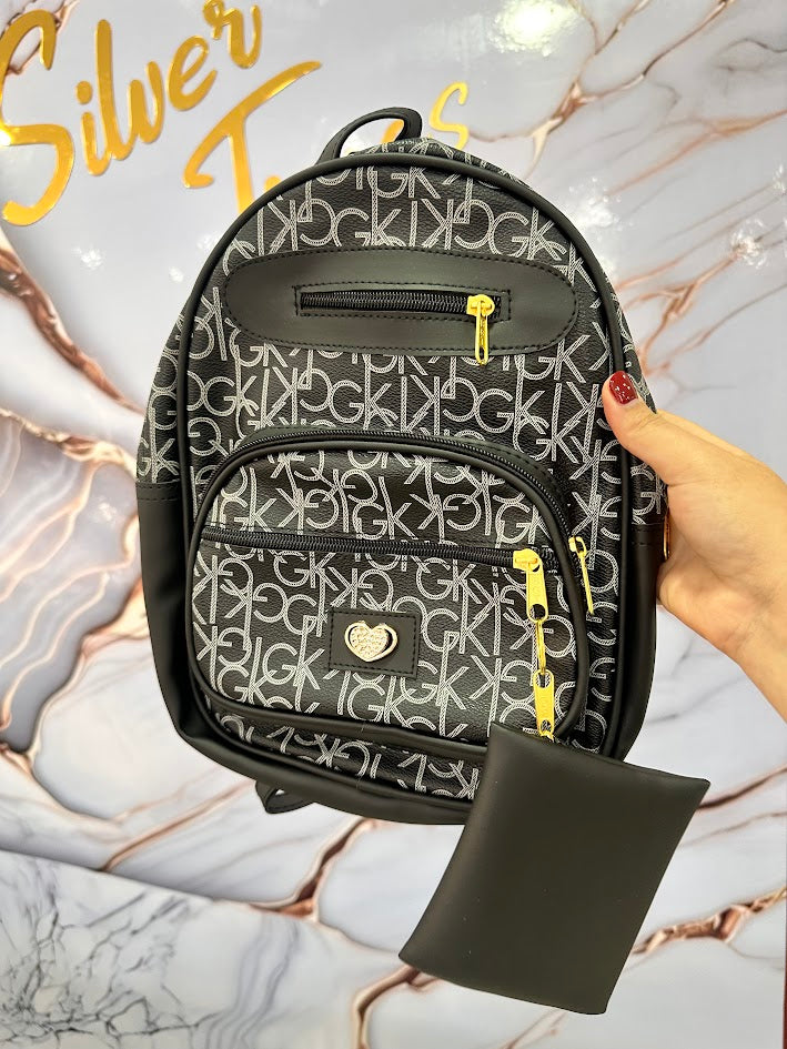 BOLSO TIPO MORRAL NEGRO MEDIANO