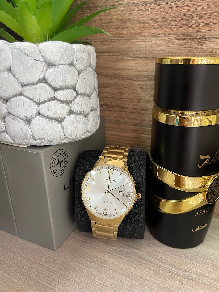 RELOJ LIMITED CABALLERO BICOLOR