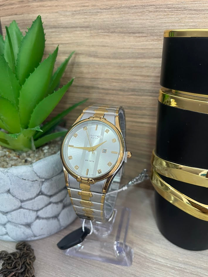 RELOJ LIMITED BICOLOR REDONDO