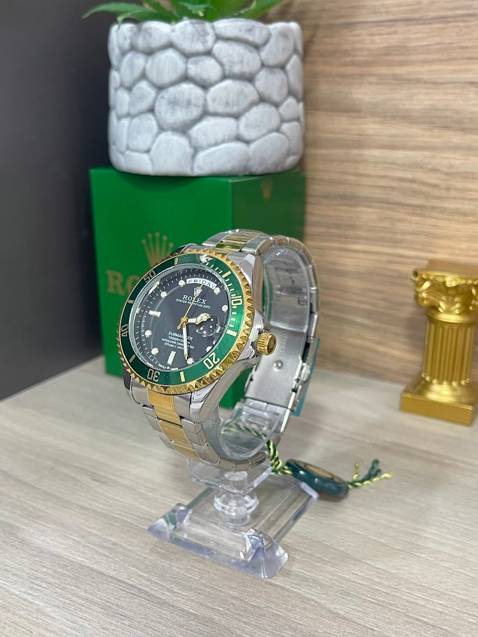 RELOJ ROLEX BICOLOR ARO VERDE