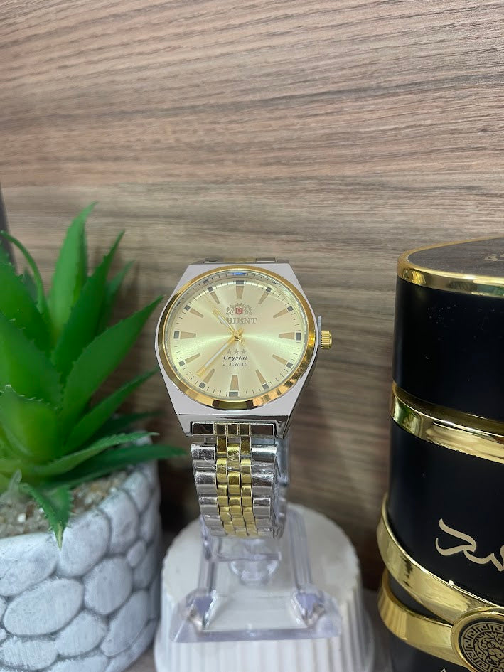 RELOJ ORIENT BICOLOR CABALLERO