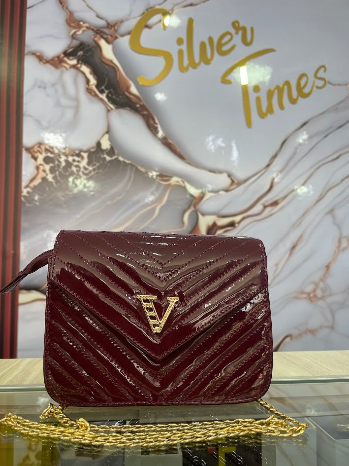 BOLSO DAMA CHAROL VINO TINTO