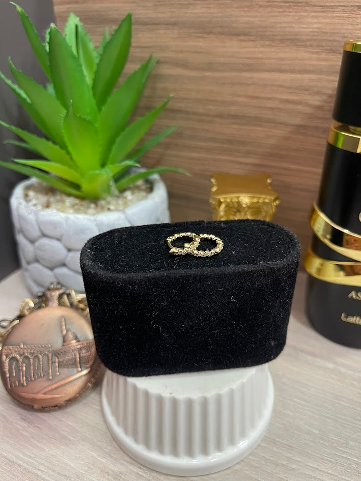 CANDONGA CLICK BALIN CIRCON 12MM ORO LAMINADO