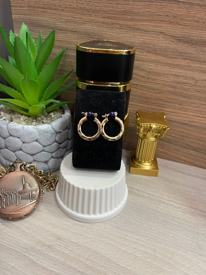 CANDONGA LISA 14MM ORO LAMINADO