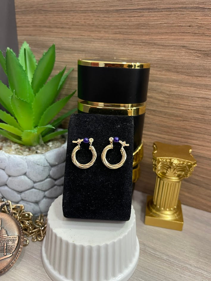 CANDONGA MELCOCHA 15MM ORO LAMINADO