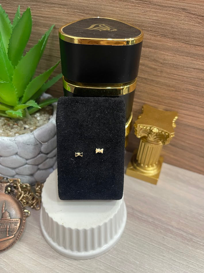 TOPO MOÑO MINI LISO 5MM ORO LAMINADO