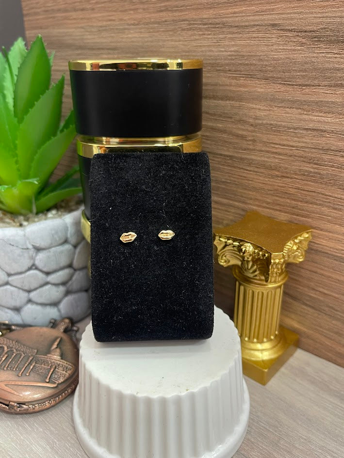 TOPO LABIOS MINI 6X3MM ORO LAMINADO