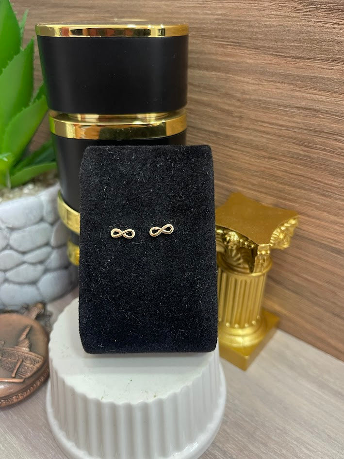 TOPO INFINITO LISO 7X3MM ORO LAMINADO